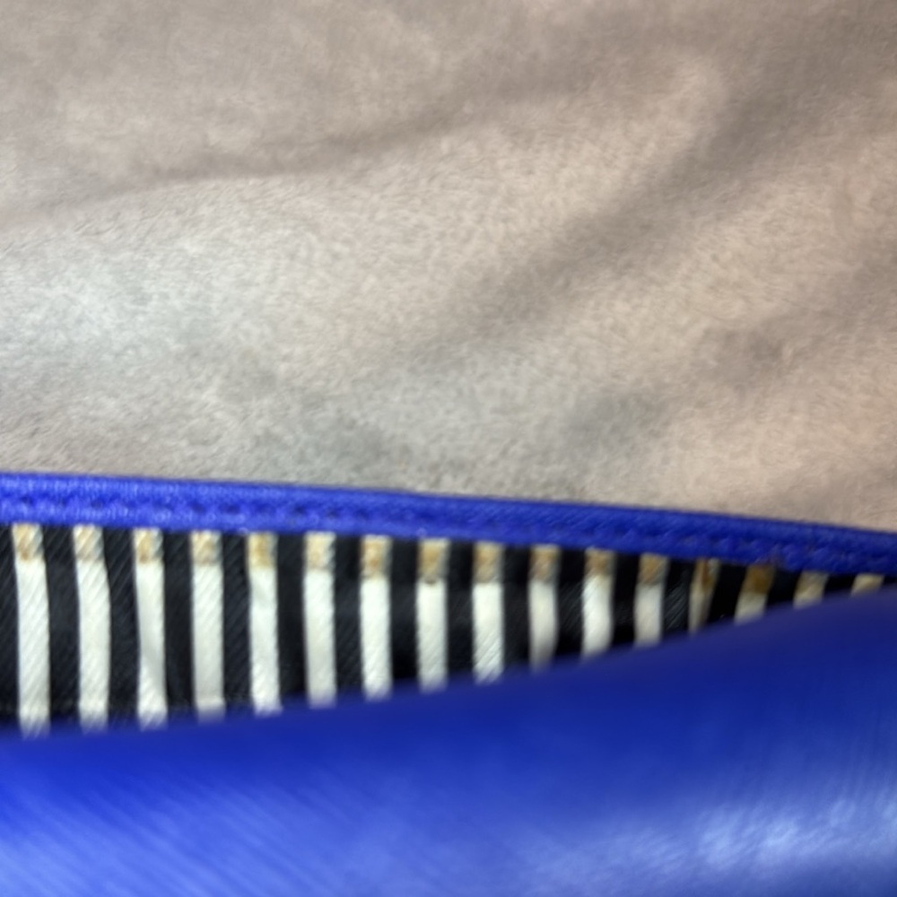 ♠️KATE SPADE♠️Nightlife Blue Cameron St Stormie Crossbody w/Unbranded Chain/EUC - Picture 12 of 13